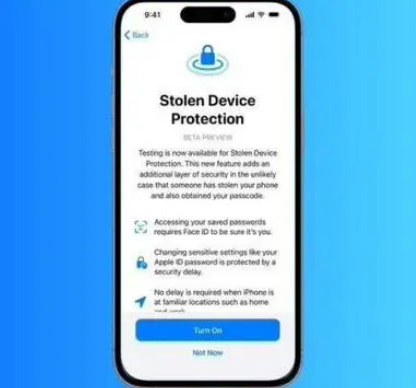 巢湖苹果授权维修店分享被盗设备保护功能开启方法 