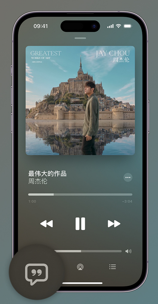 巢湖iphone维修分享如何在iPhone上使用Apple Music全新唱歌功能 