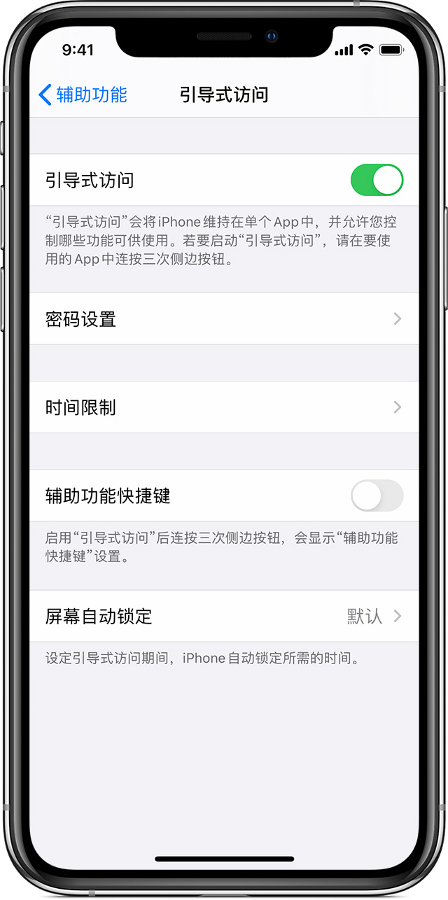 巢湖苹果手机维修分享如何在 iPhone 上退出引导式访问 