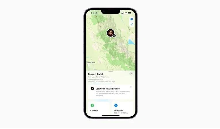 巢湖苹果14维修分享iPhone14系列中 FindMy功能通过卫星分享位置方法教程 