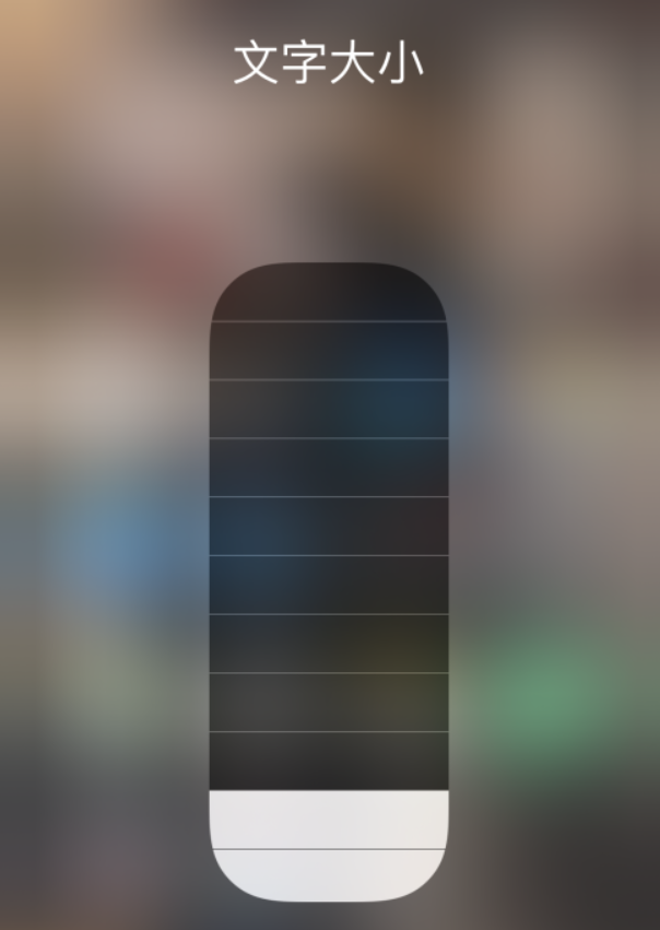 巢湖苹果手机维修分享小技巧：在 iPhone 控制中心快速调节字体大小 