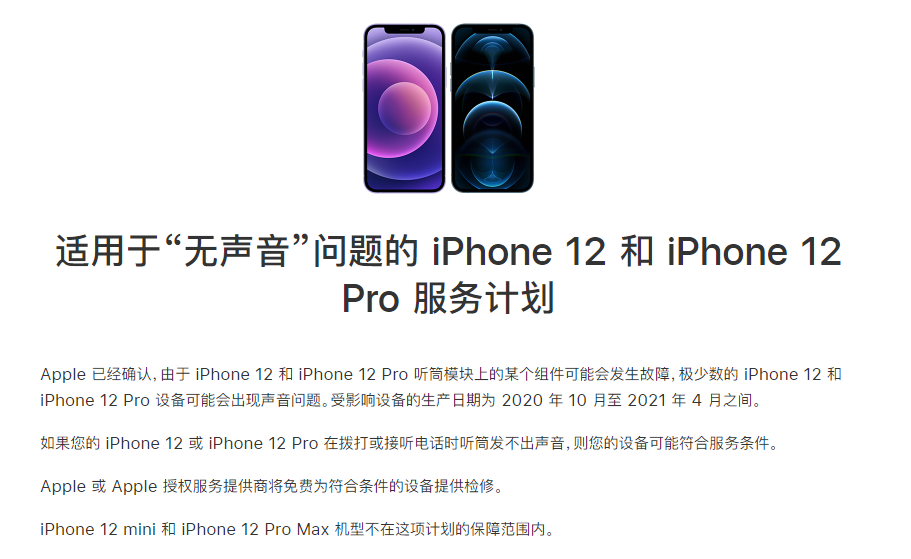 巢湖苹果手机维修分享iPhone 12/Pro 拨打或接听电话时无声音怎么办 